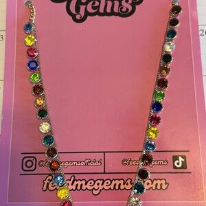 Feed Me Gems Baby Birthstone Heirloom Necklace